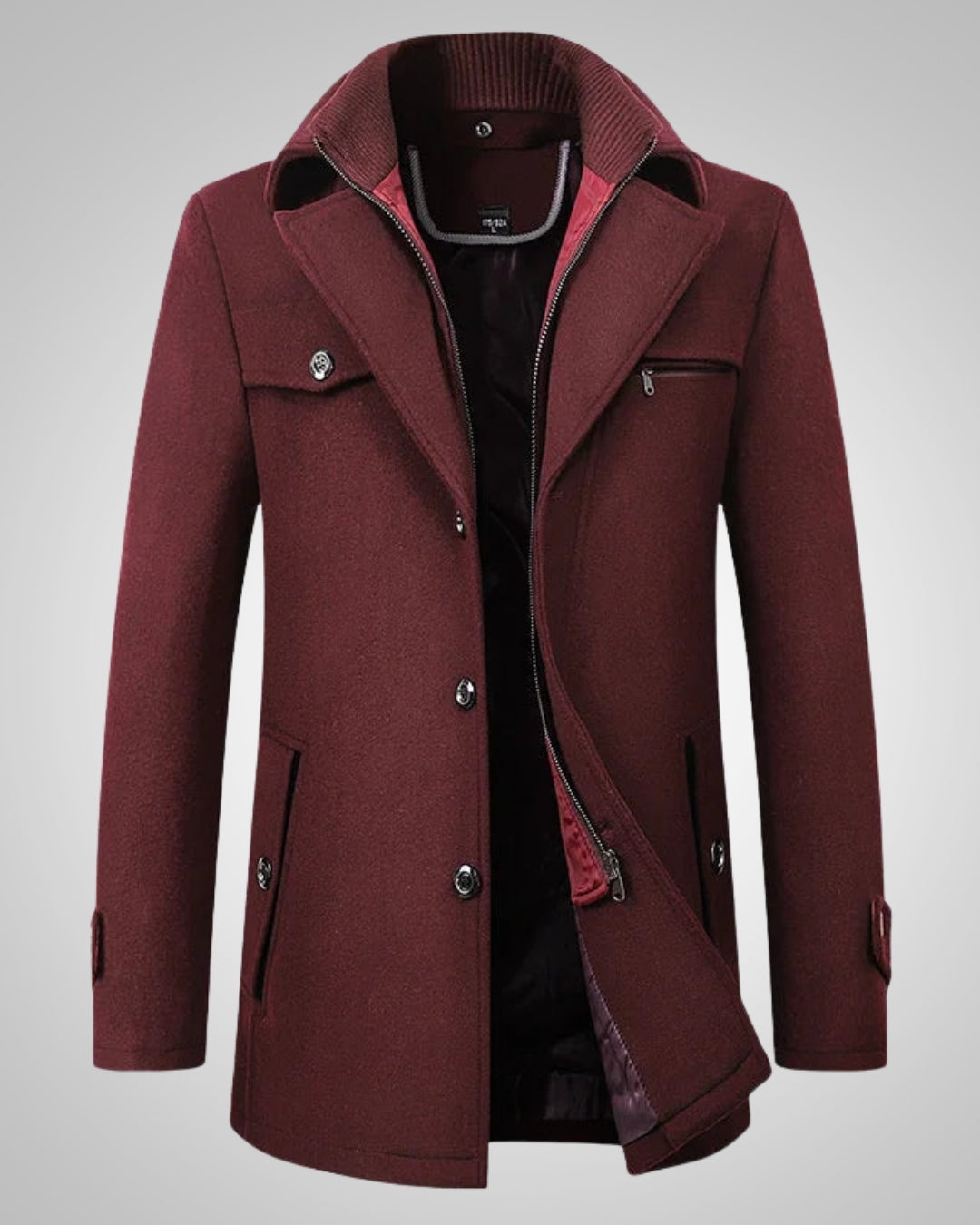 Oliver | Men's Classic Slim Fit Long Parka