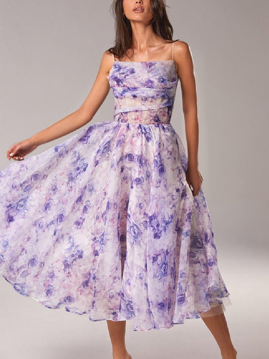 Navy | Women’s Floral Wedding Guest Dress
