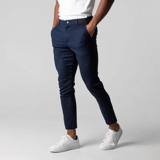 Benjamin | Men Slim Fit Straight Leg Chino Pants