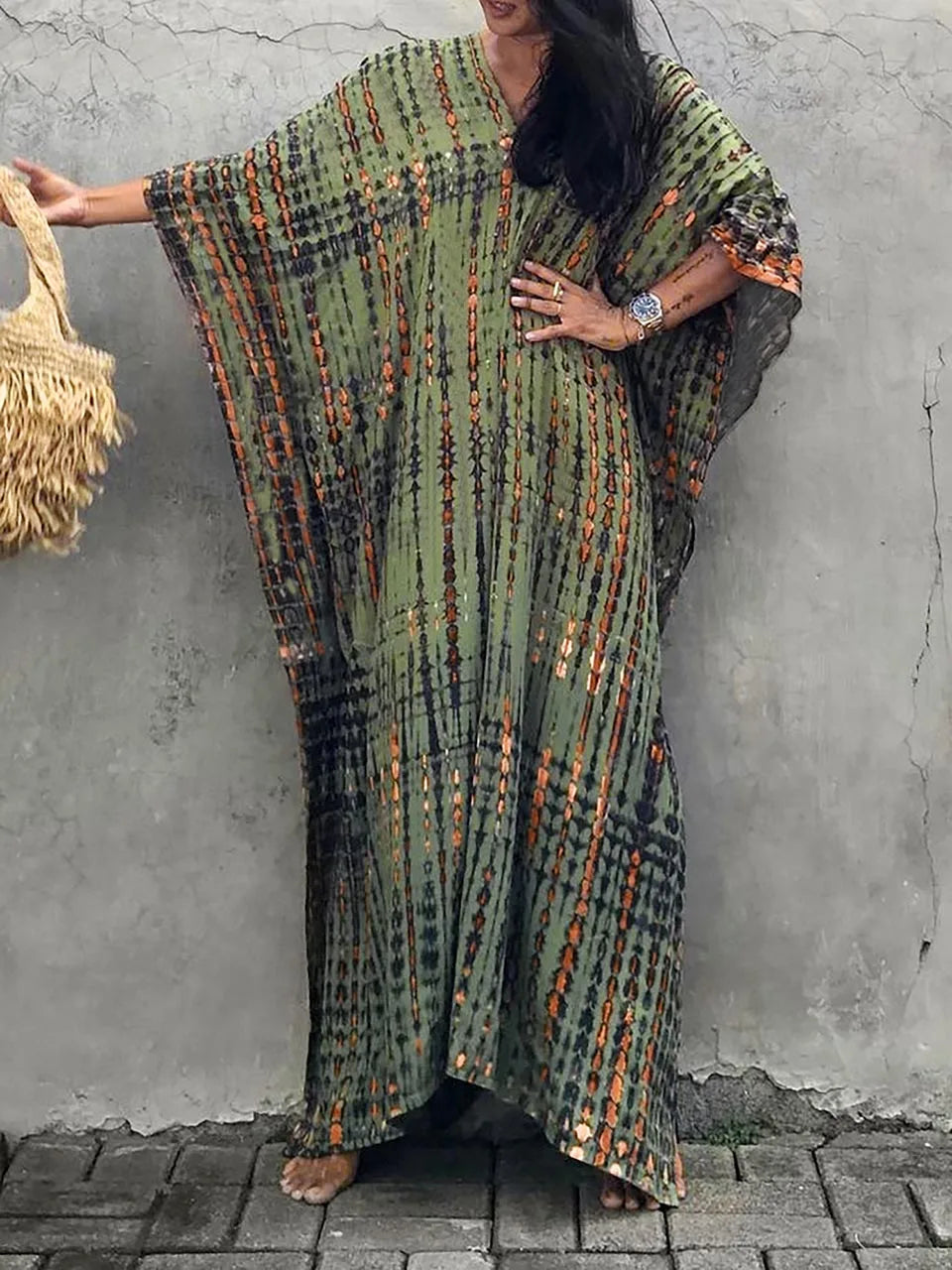 Orla | Women's Relaxed Fit Maxi Kaftan Dress