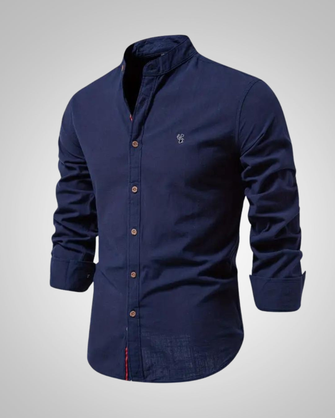 James | Men's Casual Stand Collar Shirt