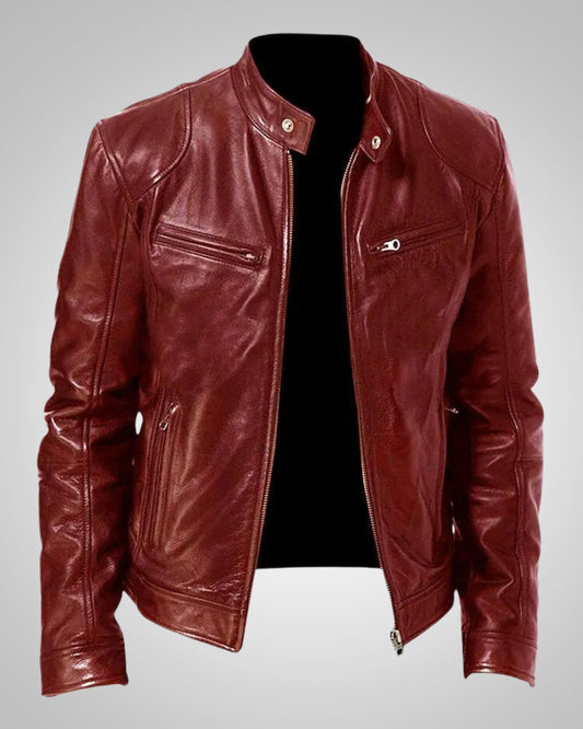 Noah | Men's Classic Timeless Leather Jacket
