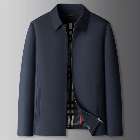 Callum | Men Casual Zip-Front Windbreaker Jacket