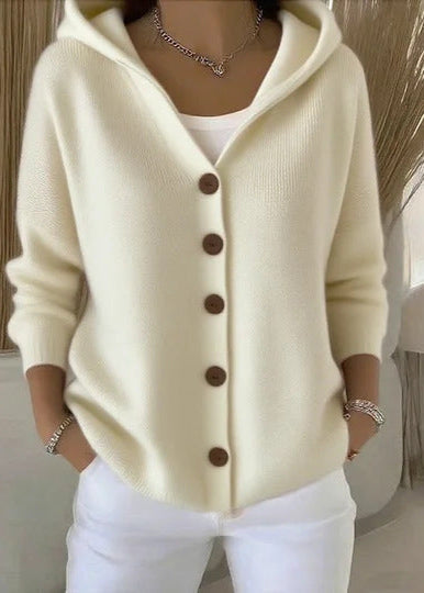 Amelia | Women's Casual Relaxed Fit Hooded Cardigan
