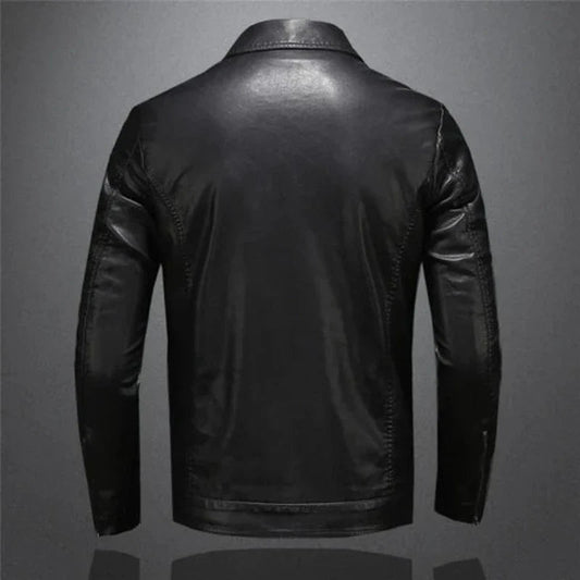 Aidan | Men's Casual Biker Zip Jacket