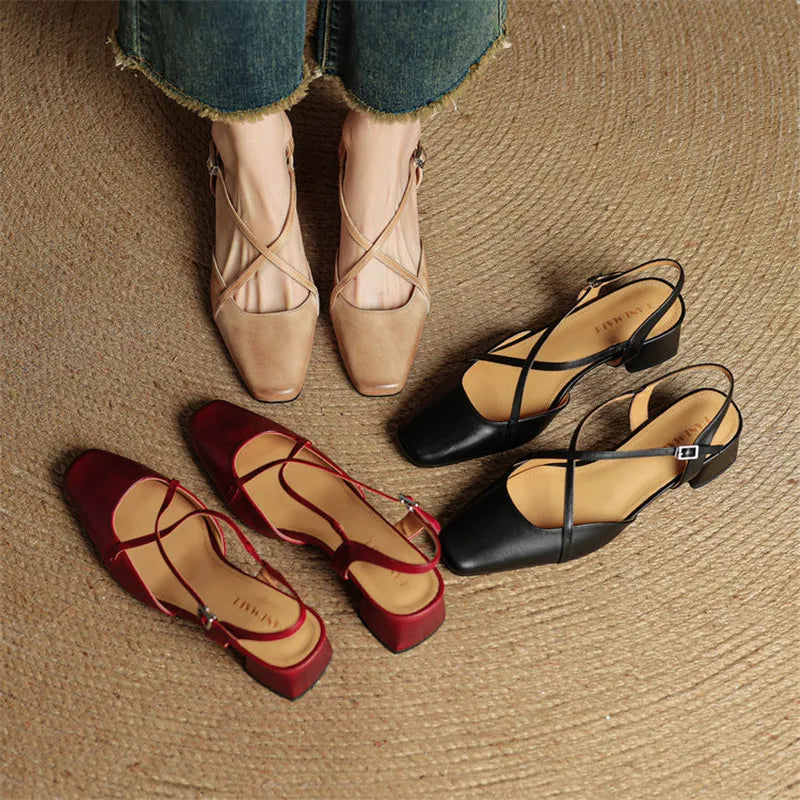 Camila | Women's Vintage Block Heel Sandals