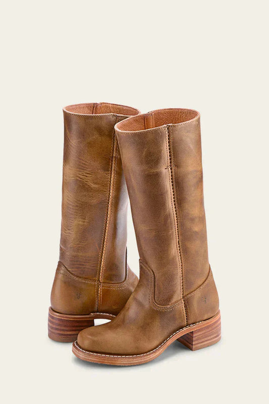 Claire | Women's Tailored Leather Knee-High Boots