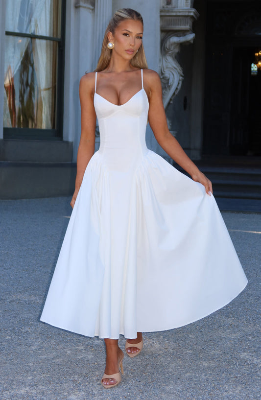 Kayla | Women's Summer Sophisticated A-line Midi Dress