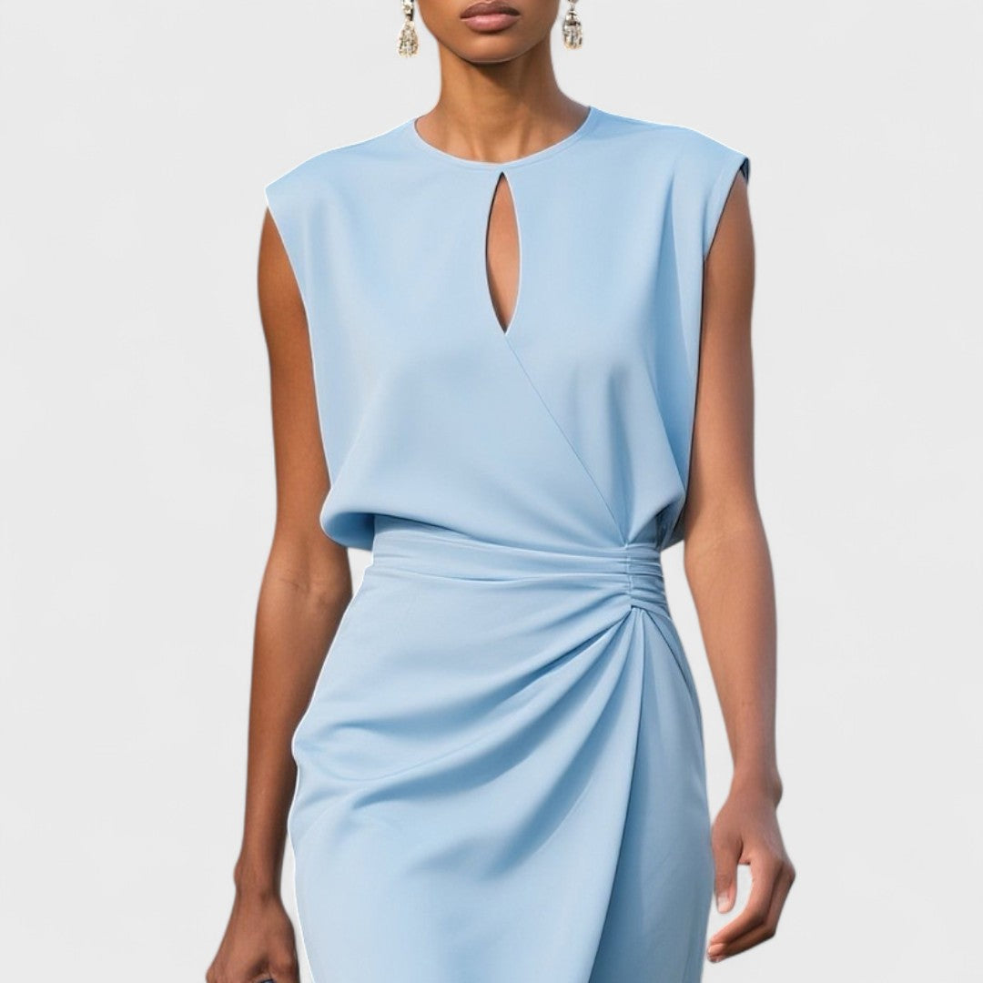 Livia | Women’s Keyhole Neck Formal Dress