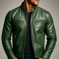 Fionn | Men's Vintage Leather Biket Jacket