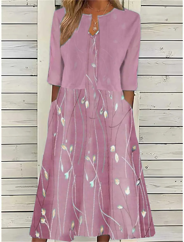 Kiana | Women’s Summer Two-Piece Midi Dress