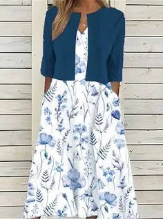 Kiana | Women’s Summer Two-Piece Midi Dress