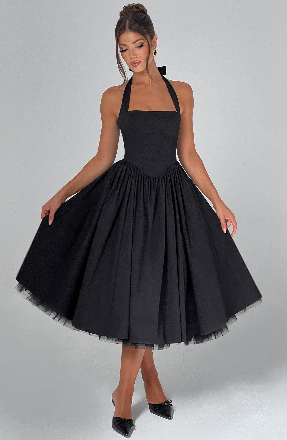 Camryn | Women’s Midi Wedding Guest Dress