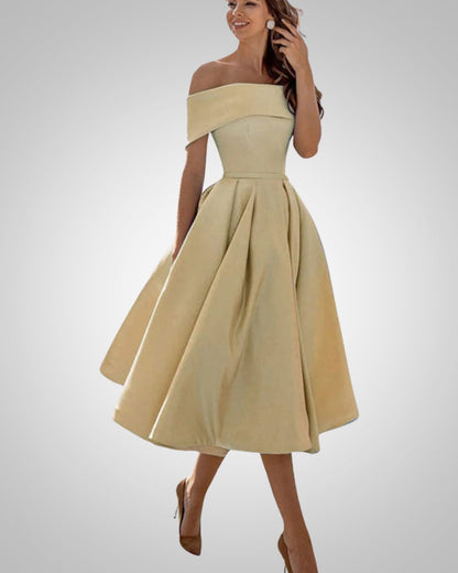 Maike | Women’s Elegant Summer Off-Shoulder Dress