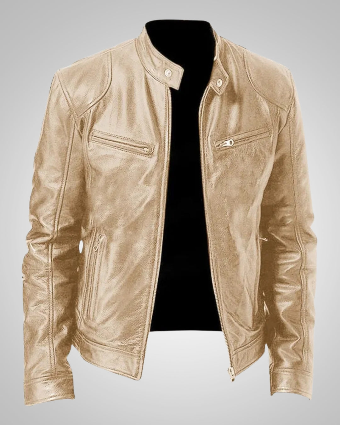 Noah | Men's Classic Timeless Leather Jacket