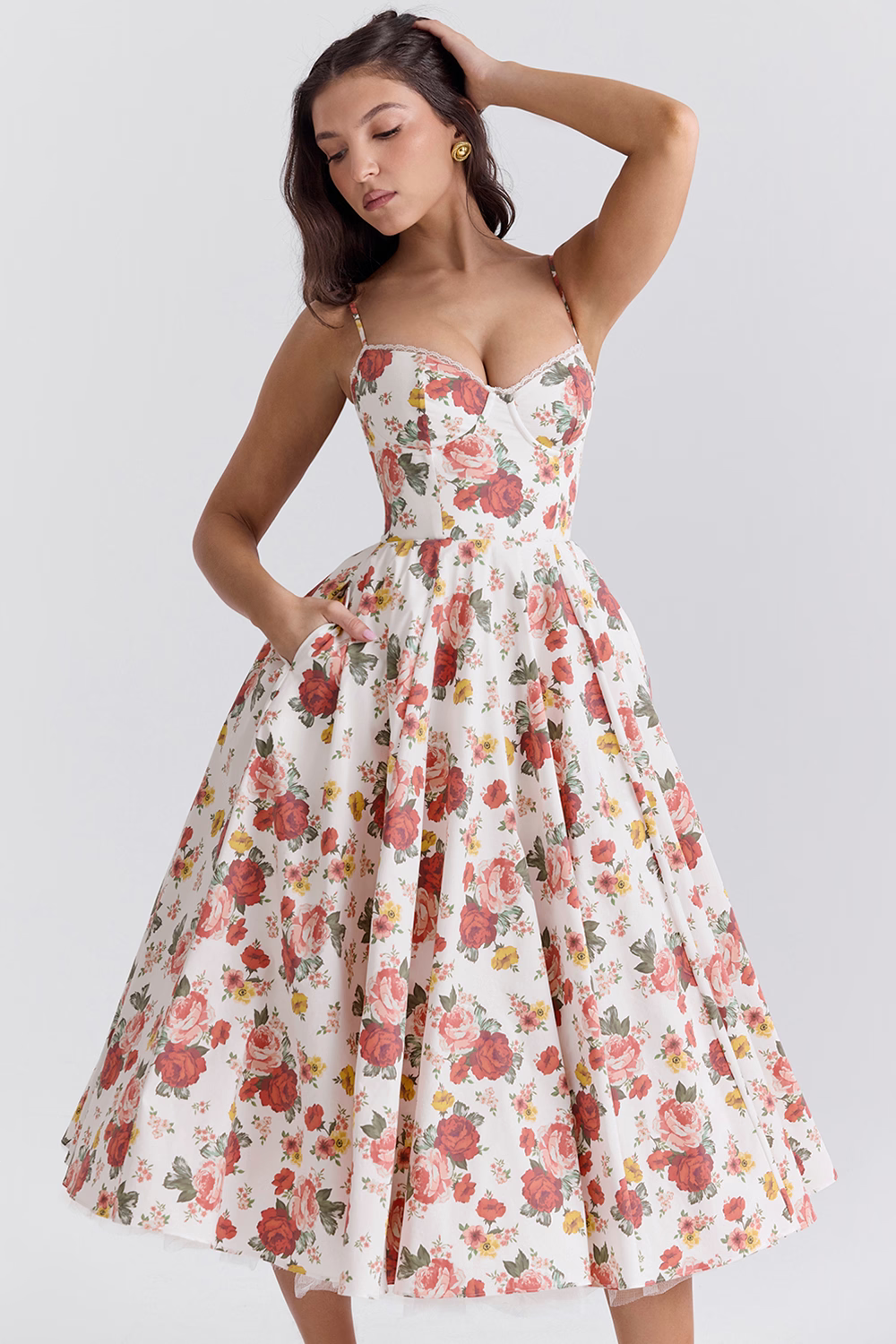 Marleen | Women’s Sophisticated Spaghettistrap Wedding Guest Dress