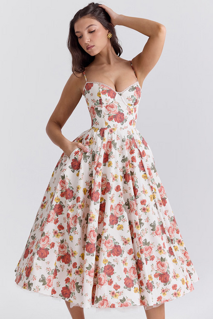 Marleen | Women’s Sophisticated Spaghettistrap Wedding Guest Dress