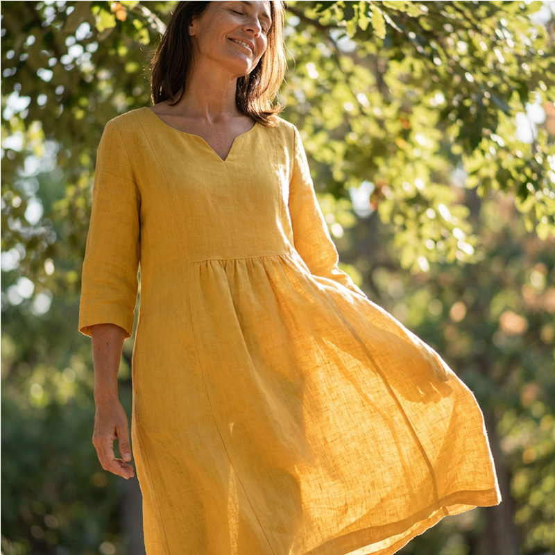 Indy | Women’s Casual V-Neck Midi Dress