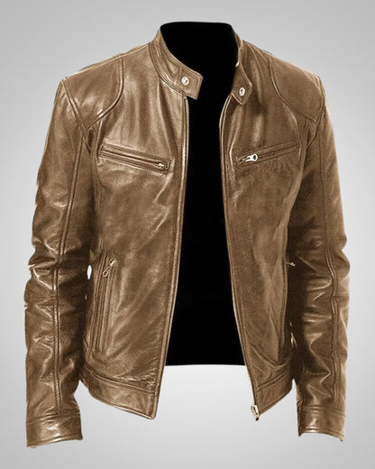 Noah | Men's Classic Timeless Leather Jacket