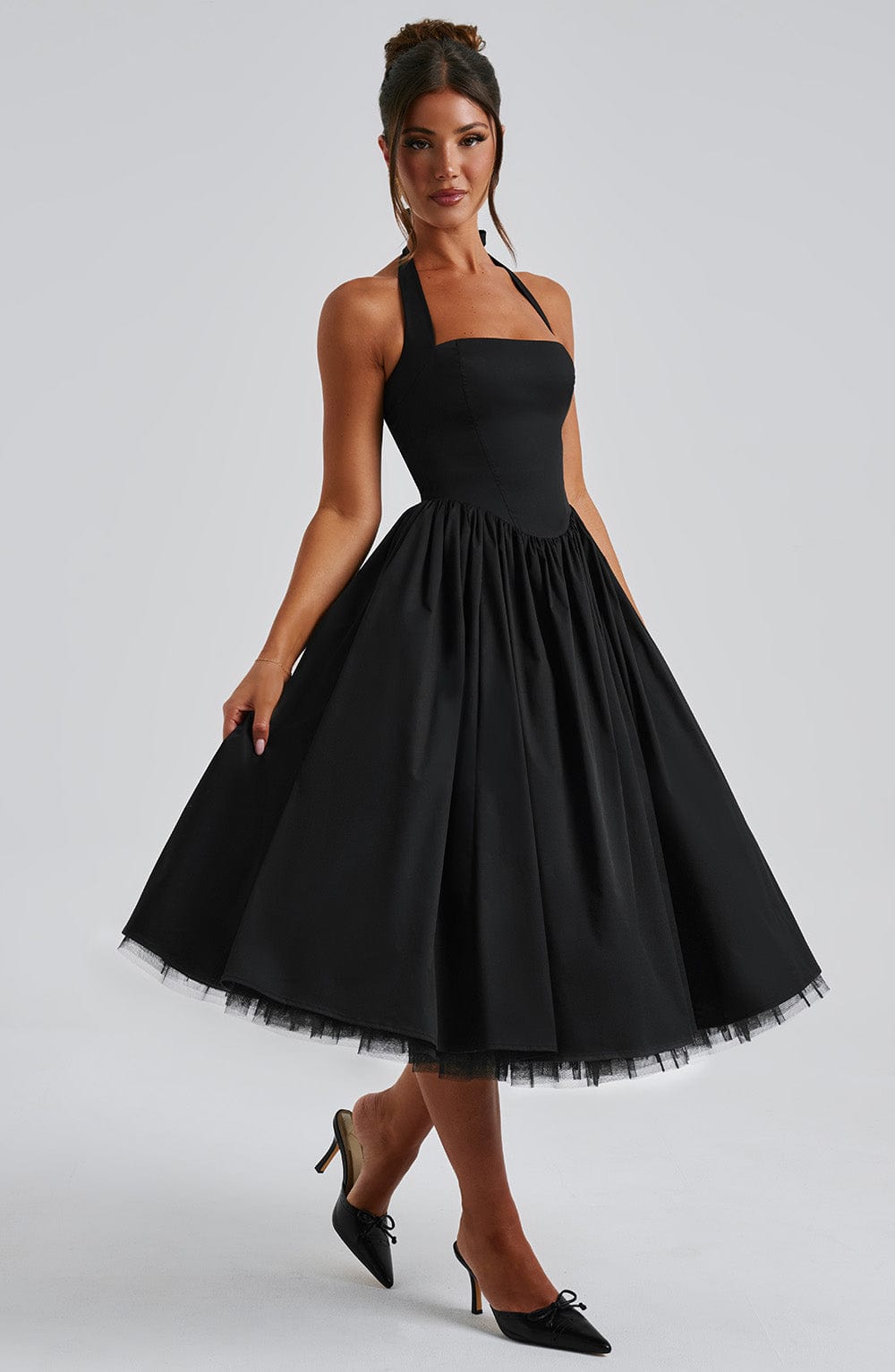 Camryn | Women’s Midi Wedding Guest Dress
