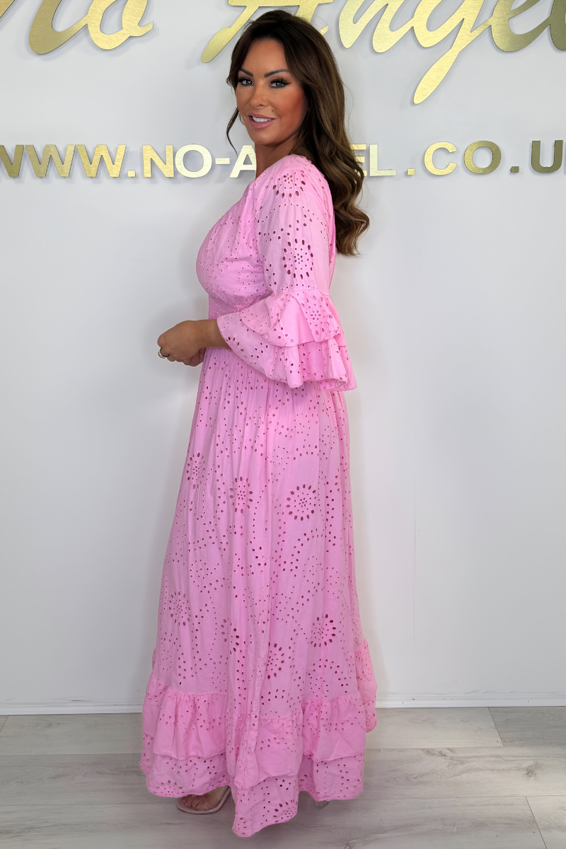 Scout | Women’s Elegant Ruffled Muslin Dress