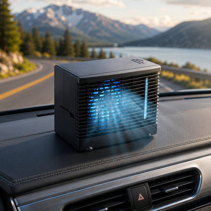 Ac Portable Mini Car Air Cooler Fan | Compact Portable 3 Speed Levels