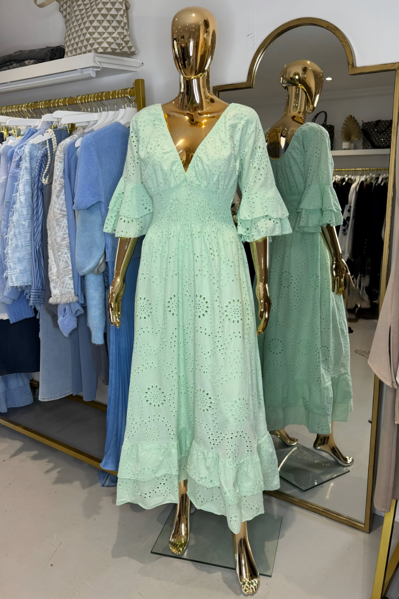 Scout | Women’s Elegant Ruffled Muslin Dress