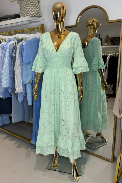 Scout | Women’s Elegant Ruffled Muslin Dress