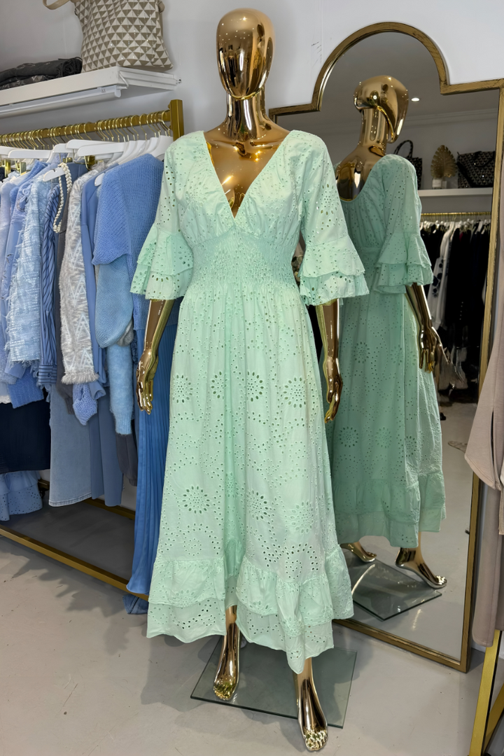 Scout | Women’s Elegant Ruffled Muslin Dress