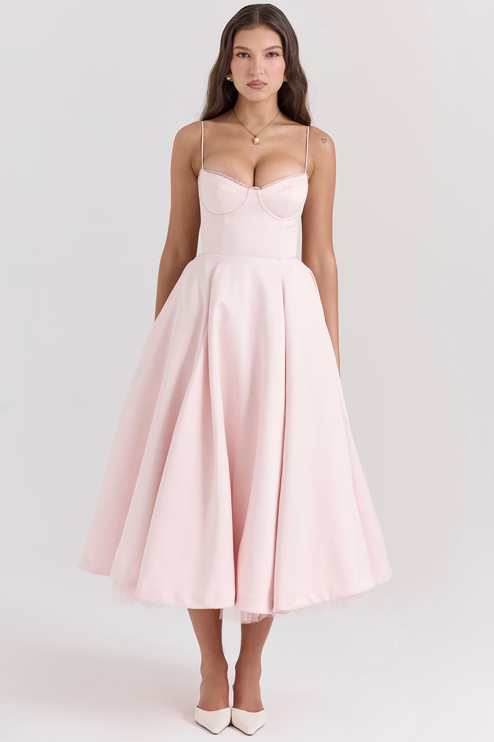 Marleen | Women’s Sophisticated Spaghettistrap Wedding Guest Dress