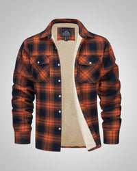 Sean | Men's Checked Winter Lined Jacket