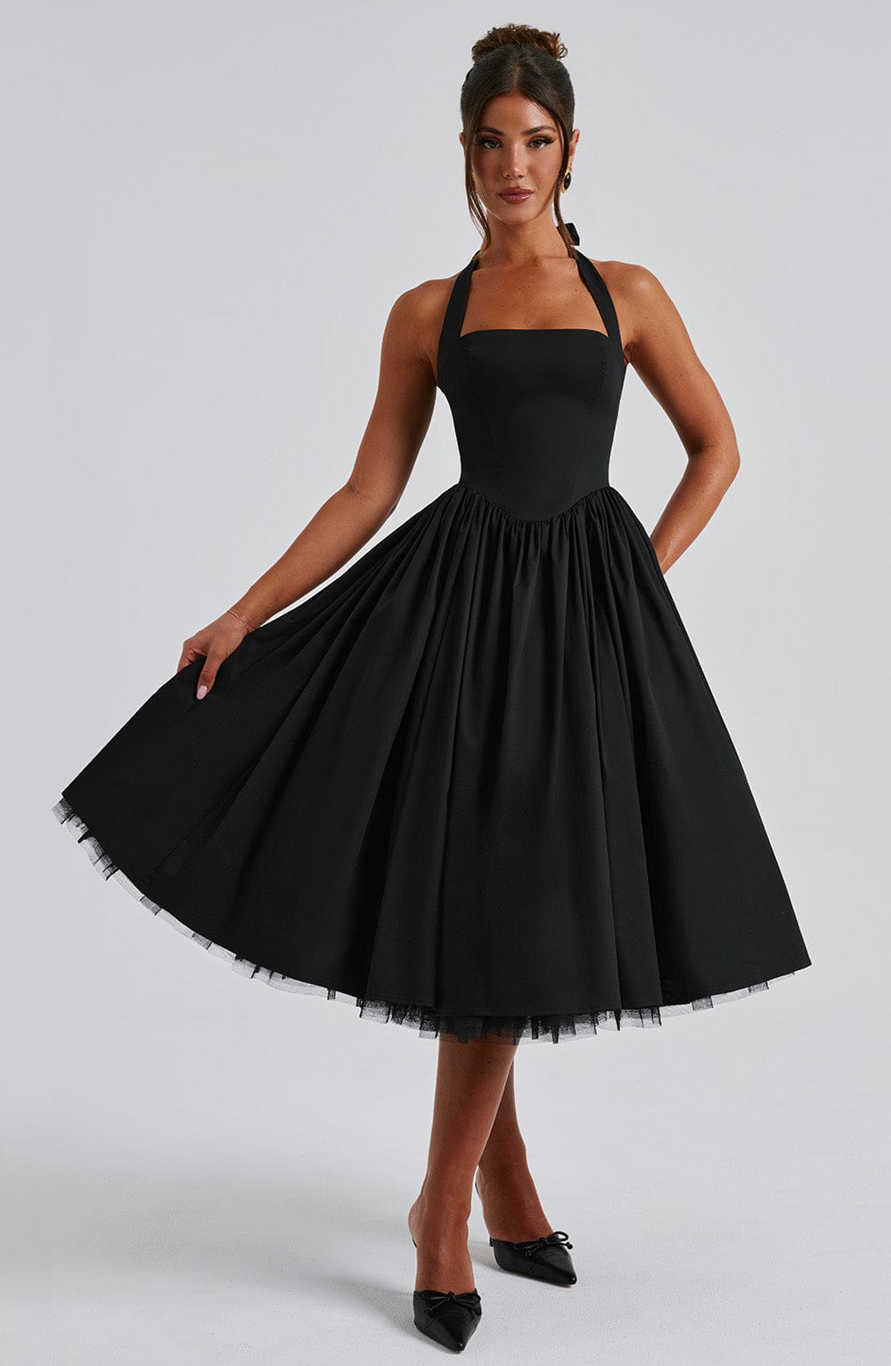 Camryn | Women’s Midi Wedding Guest Dress