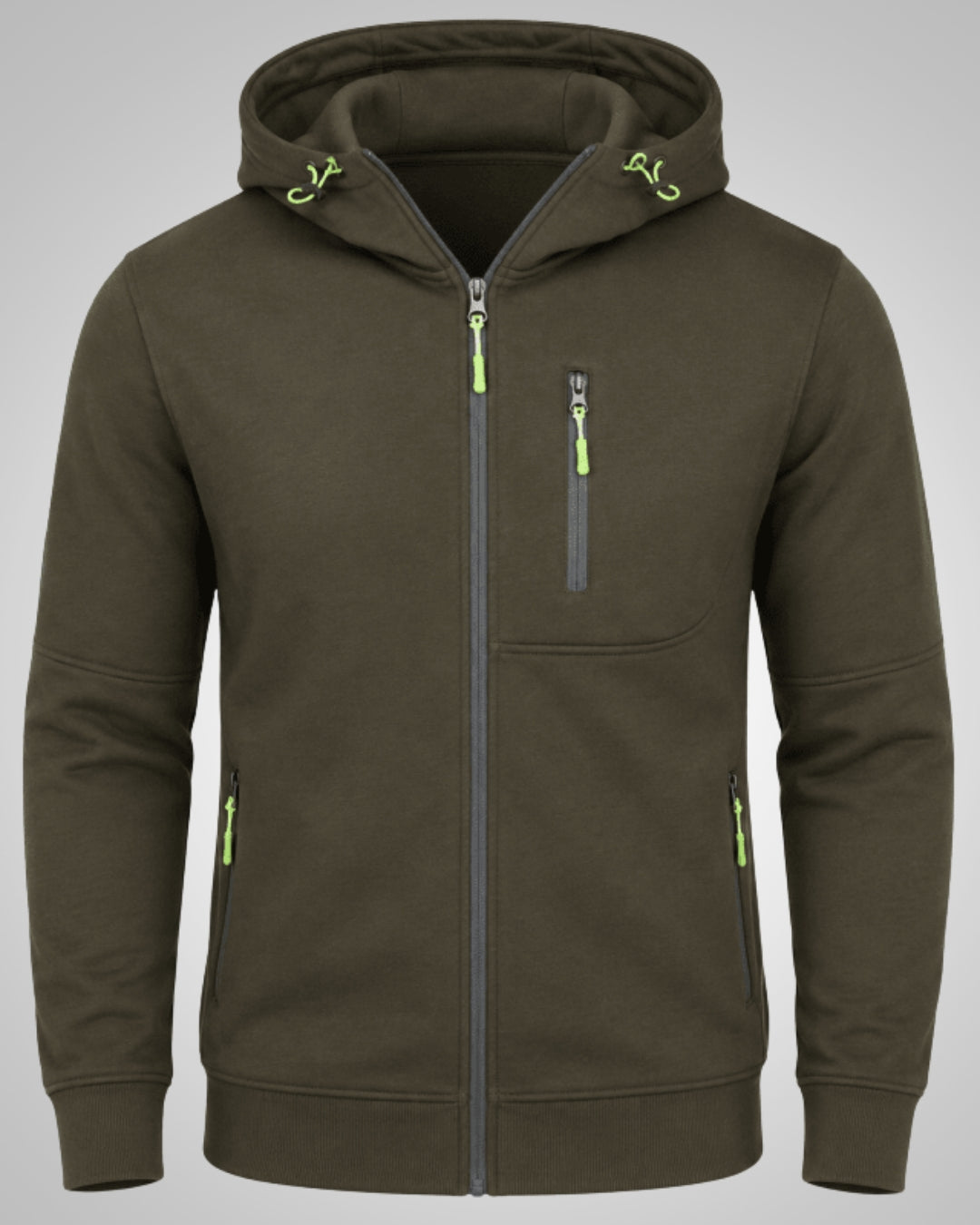 Cillian | Men's Casual Zip-Up Hoodie