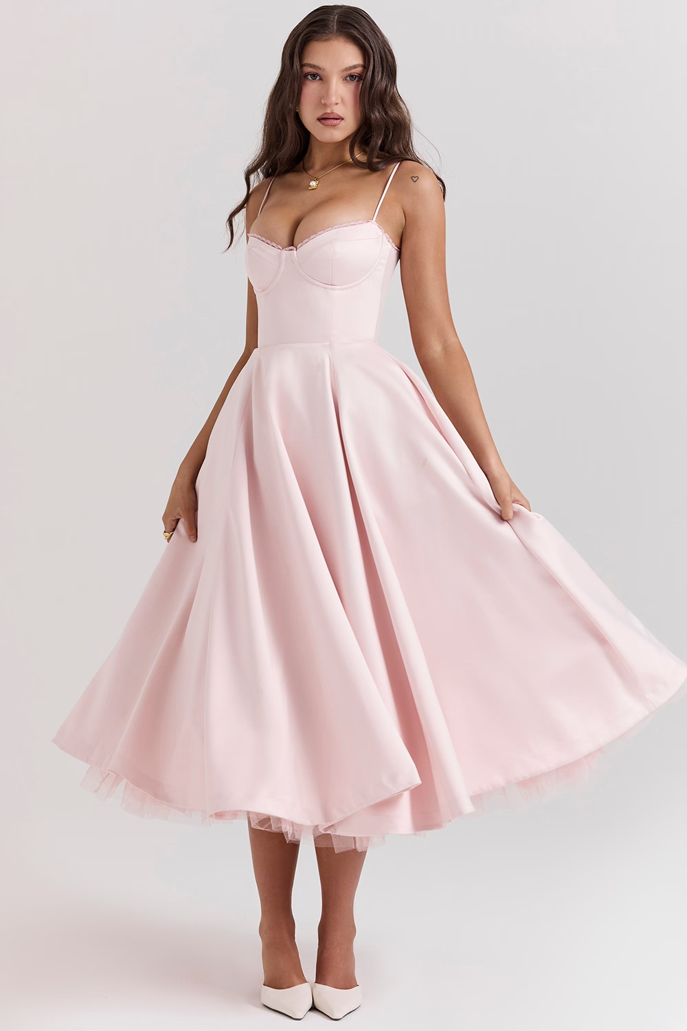 Marleen | Women’s Sophisticated Spaghettistrap Wedding Guest Dress