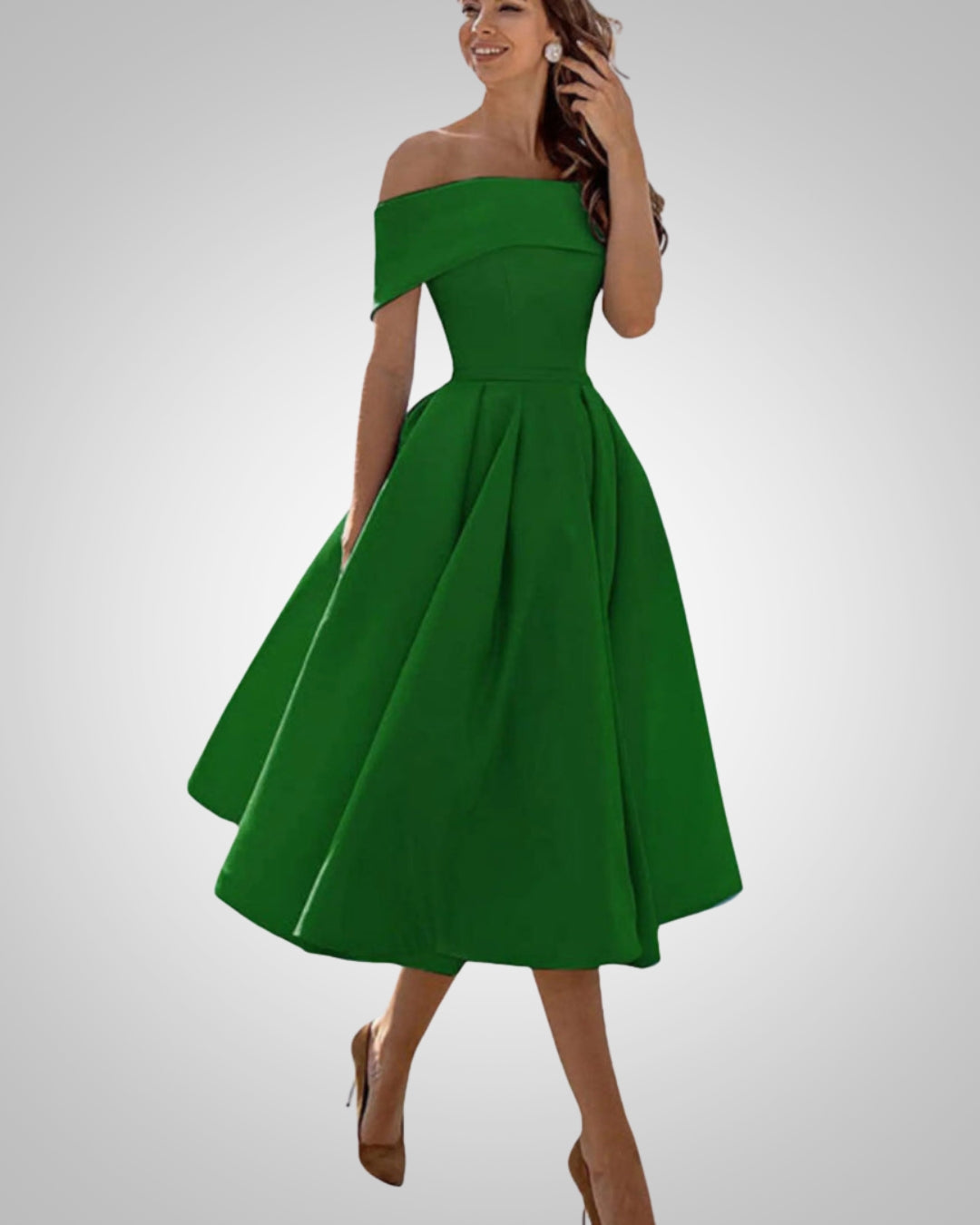 Maike | Women’s Elegant Summer Off-Shoulder Dress