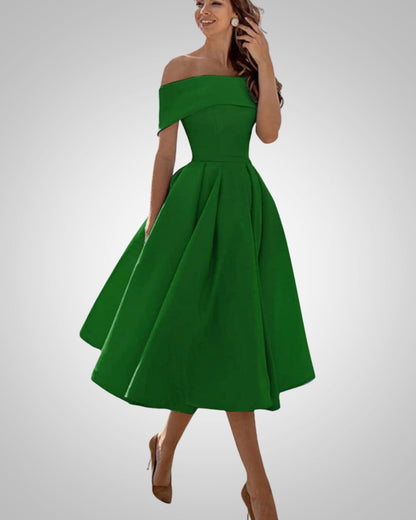 Maike | Women’s Elegant Summer Off-Shoulder Dress