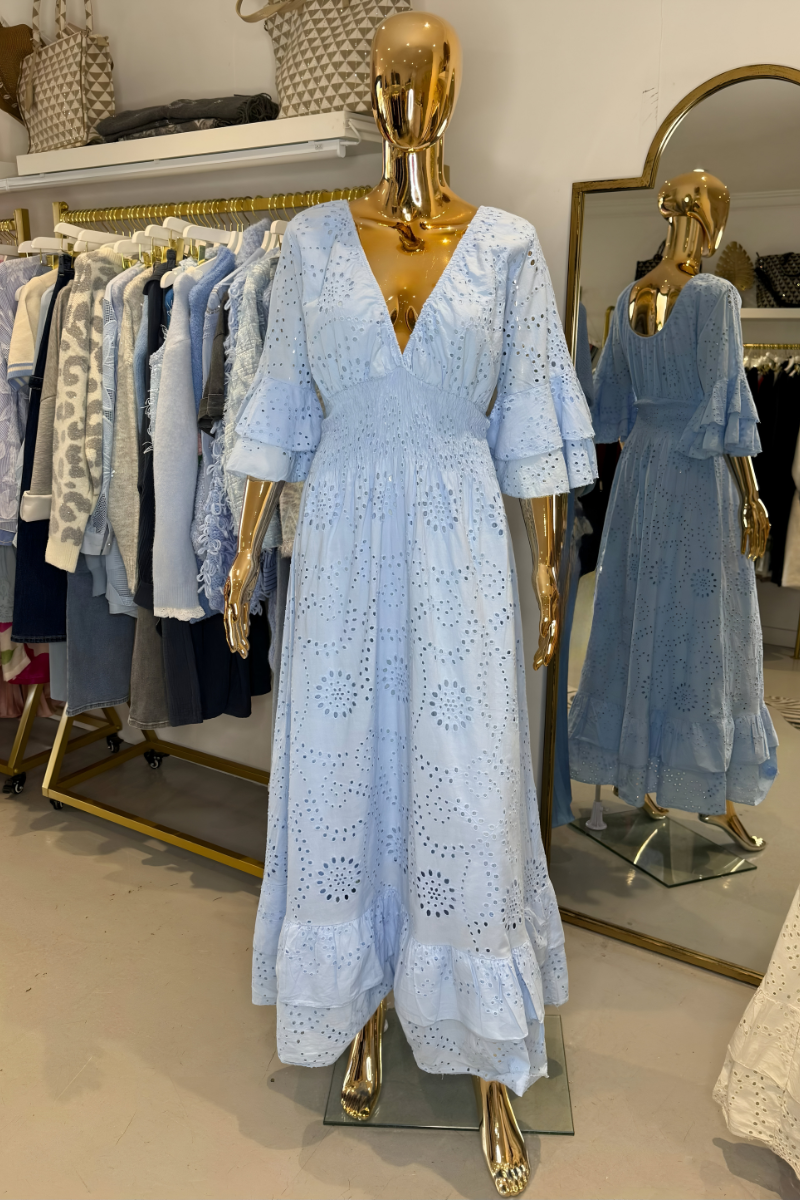 Scout | Women’s Elegant Ruffled Muslin Dress