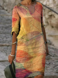 Ciara | Women's Summer Sleeves Printed Dress