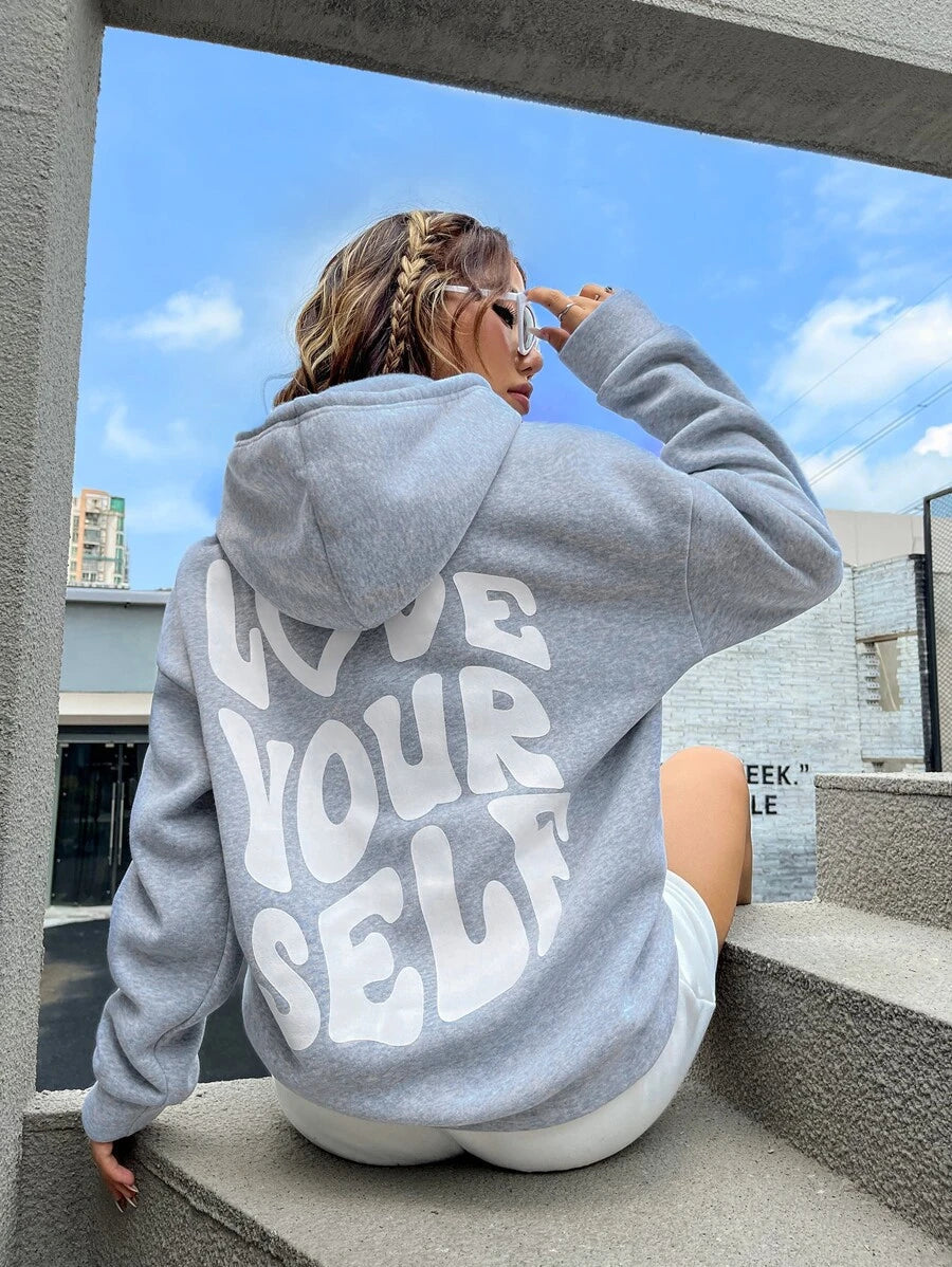 Halo | Women’s Oversized Comfort Hoodie with Text