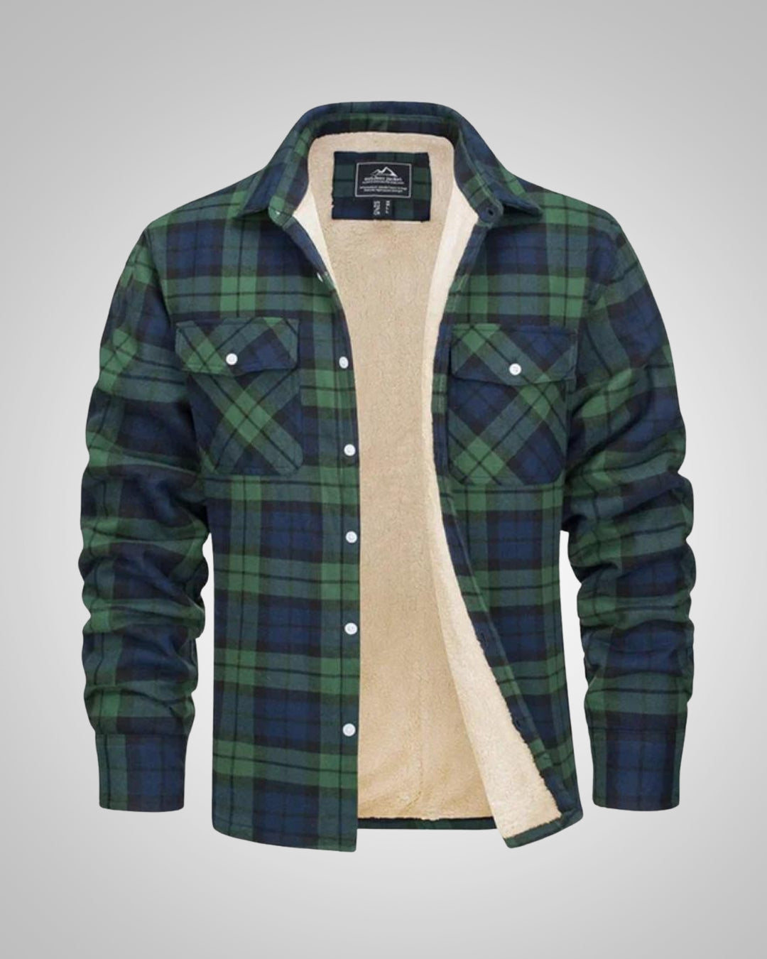 Sean | Men's Checked Winter Lined Jacket