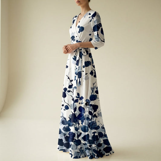 Opal | Women’s V-Neck Floral Summer Dress
