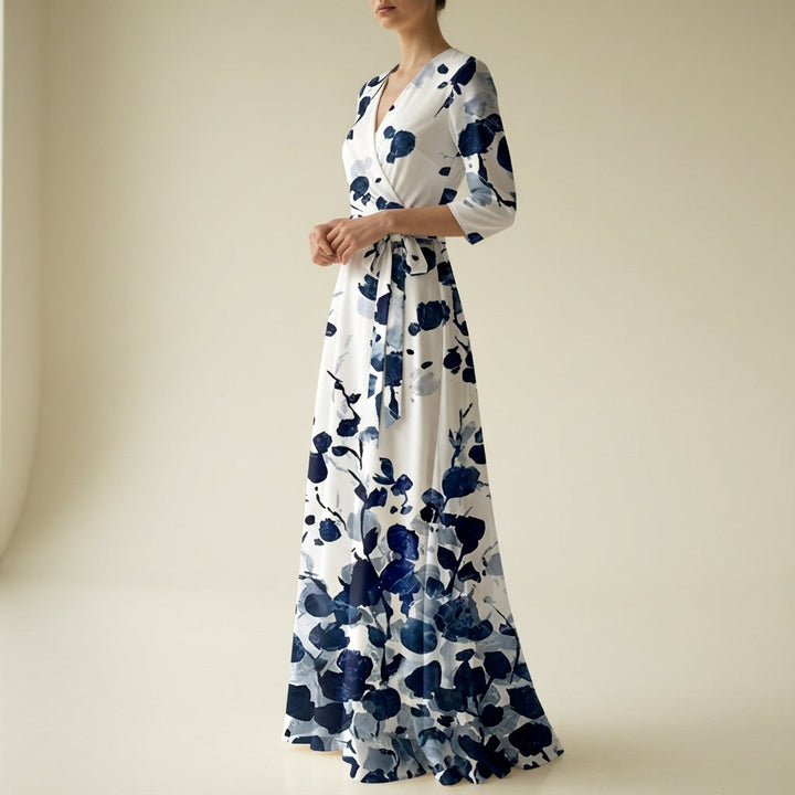 Opal | Women’s V-Neck Floral Summer Dress
