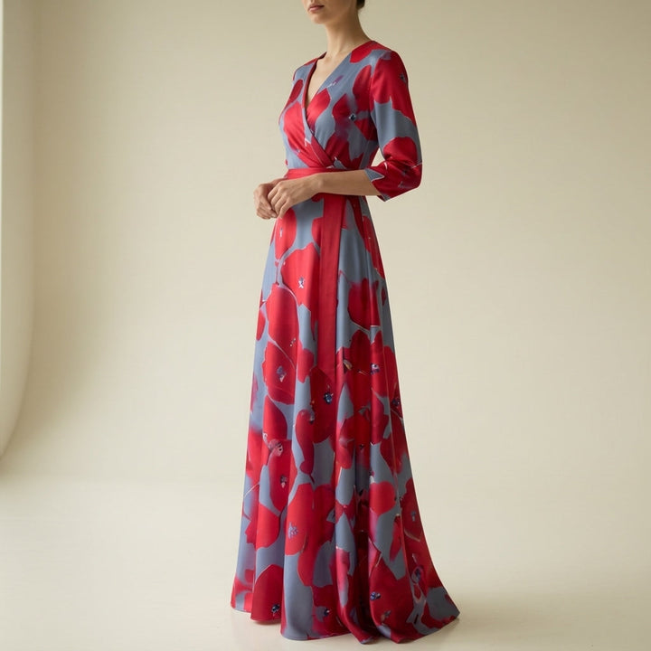 Opal | Women’s V-Neck Floral Summer Dress