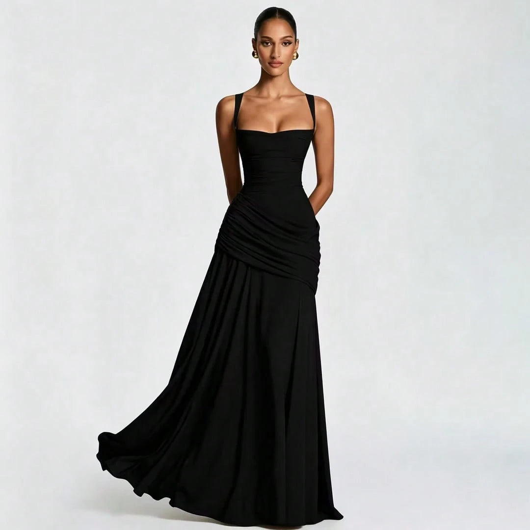 Amelia | Women's Elegant Wedding Guest Maxi Dress