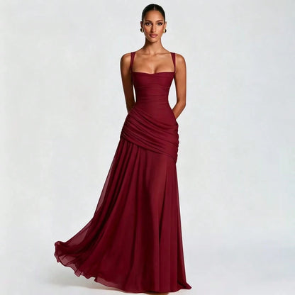 Amelia | Women's Elegant Wedding Guest Maxi Dress