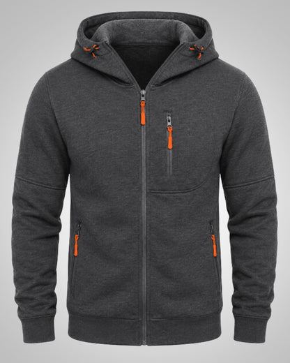 Cillian | Men's Casual Zip-Up Hoodie