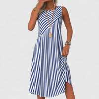 Maire | Women's Elegant Striped Summer Dress