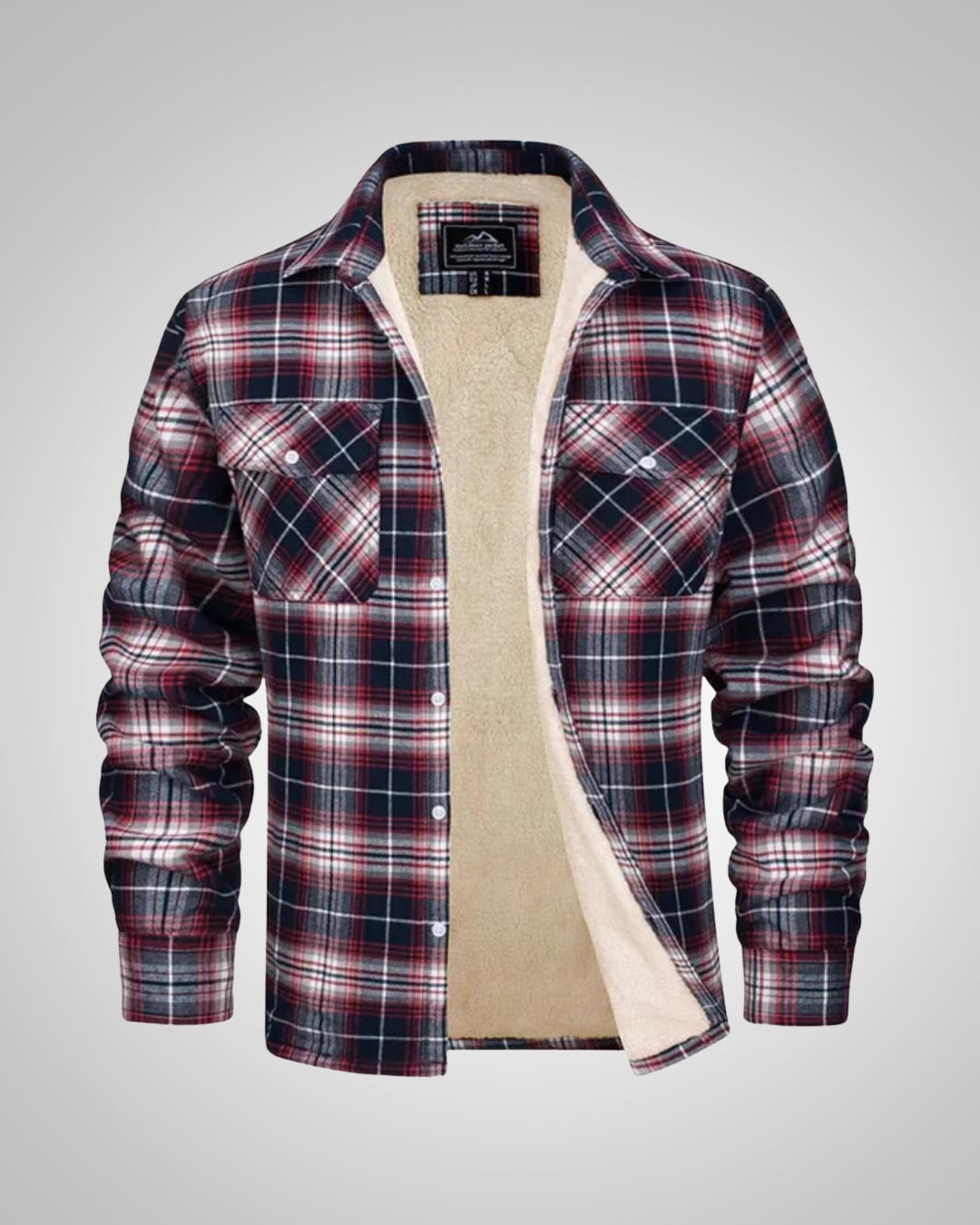 Sean | Men's Checked Winter Lined Jacket
