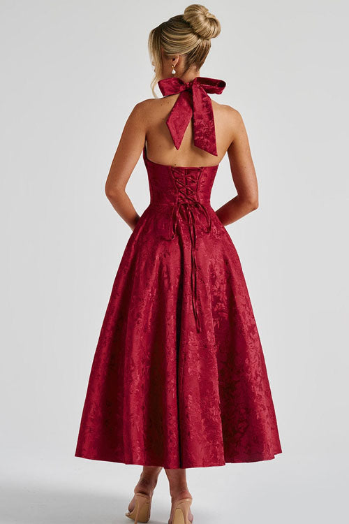 Ingrid | Women's Elegant A-Line Wedding Guest Dress