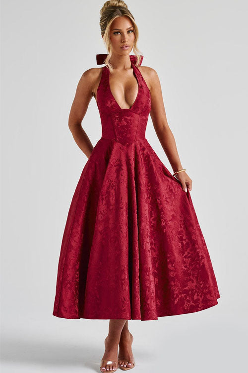 Ingrid | Women's Elegant A-Line Wedding Guest Dress
